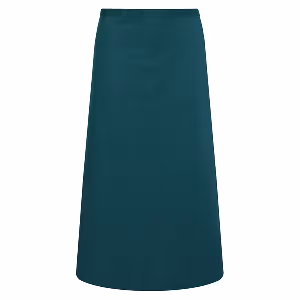 (6-Pack) KARLOWSKY | Basic Bistro Waist Apron – Pine Green - 100×75 cm - 65% Polyester / 35% Cotton