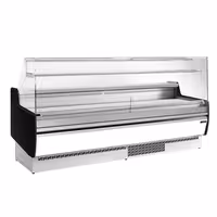 Serve Over Counter - 2560x953mm - with 4 doors - 1 shelf - white front panel - capacity 282 litres