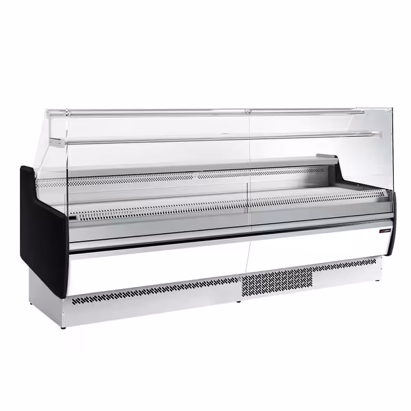 Serve Over Counter - 2560x953mm - with 4 doors - 1 shelf - white front panel - capacity 282 litres