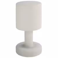 (4 pcs) LED Table Lamp - FINN MINI - Rechargeable - Cordless - 3-step dimmable - Ø120mm - White - with Charging Dock