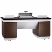 Mobile Buffet Service & Prep Station DUBLIN - 2000mm - Black Granite Worktop