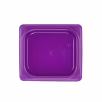 (6 szt.) CAMBRO | Pokrywa GN 1/6 SafeTrak – polipropylen – fioletowa
