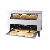 Tračni toster - Mehaničko - 2,6 kW - kapacitet cca 300 kriški/sat - za peciva i kruh