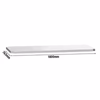 Donja polica - inox - 1800x763x87 mm - kompatibilno sa za radne stolove ATK188 i ATK188A