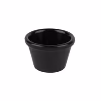 (24 قطع) وعاء تغميس - CASUAL - ميلامين - 50 ml - دائري - Ø 60mm - أسود