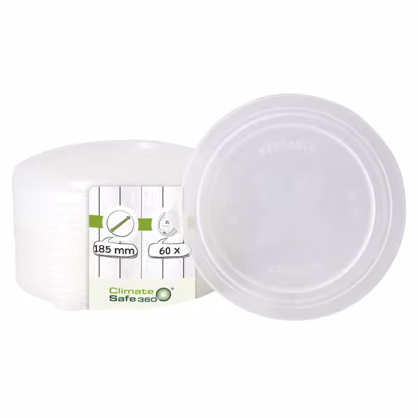 (264 pcs) Reusable Polypropylene Lid - 190x190mm - Clear