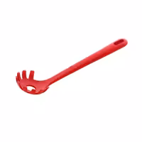 ZWILLING | Pasta Spoon – Red Silicone, Heat‑Resistant to 230°C - 290 mm - Non‑Slip Grip