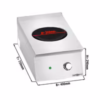 Wok de indução - 3,5kW - 1 zona(s) de cozedura - Ø 300mm