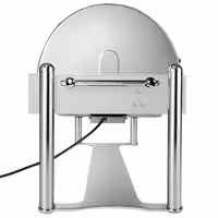 Električna grijana posuda - GN 1/1 - s roll-top poklopcem - krom (chafing dish)