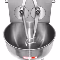 Miješalica za tijesto - 16 l / 6 kg - miješalica s dvjema rukama - s timerom - 230 V - za pizzu i kruh