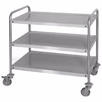Carrello di servizio - 1000x500mm - con 3 ripiani