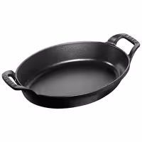 STAUB | SPECIALITIES - Vatrostalna posuda - Ovalna - 240 mm - Lijevano željezo - Crna boja