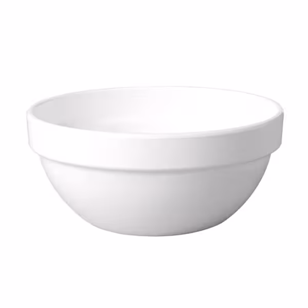 (6 adet) Kase - CASUAL MAXI - Melamin - 1,8L - yuvarlak - Ø200mm - Derinlik:90mm - Beyaz