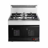 Plinsko kuhalo - Linija 700 - 400x700x430 mm - 10 kW - 4 plamenika - nadpultni