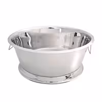 Wine Bucket - Bar Professional - Stainless Steel - Ø550mm - Height:290mm - with handles