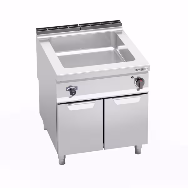 Bain marie – elektromos - 800 mm - 3,2 kW - 2x GN 1/1 + 1/3 - leeresztőcsappal