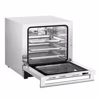 Commercial Convection Oven – Manual Controls – for 4 × GN 2/3 – with Timer – incl. 3 Baking Trays