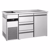 Direct Draw Beer Dispenser / Kegerator PREMIUM - 1550x700mm - 1 Door & 3 Drawers
