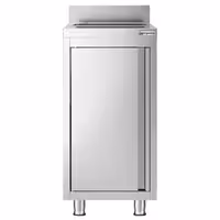 Sudoper s ormarićem - inox - 400 x 600 mm - s košem za otpatke - s 1 koritom