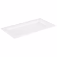 (6 pcs) GN 1/3 Gastronorm Tray - FRAMES - Melamine - 325x176mm - Height: 20mm - White