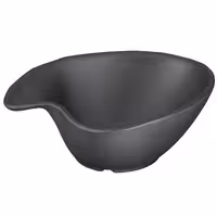 (6 adet) Kase - ZEN - Melamin - 200ml - köşeli - 145x125mm - Derinlik:50mm - Siyah