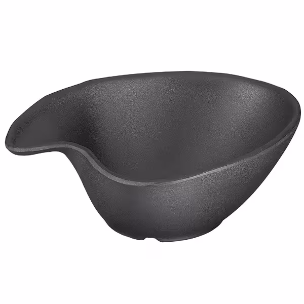 (6 adet) Kase - ZEN - Melamin - 200ml - köşeli - 145x125mm - Derinlik:50mm - Siyah