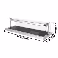Commercial Drop-in Hot Plate - 1785mm - 5x GN 1/1 - 2.25 kW