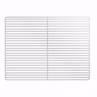 (2 szt.) Półka kratowa - plastikowana - GN 1/1 - 530x325mm - Długość: 550mm - komplet na 1 półkę - w zestawie: 2 pary szyn ze stali nierdzewnej - kompatybilny z BGI, KGI, KTBI, KTI, POI, PZI, ZEI, TGI, TKI, ZTI