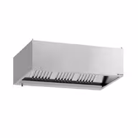 Commercial Wall-Mounted Extractor Hood with Motor – 1600mm – with Speed Controller, Baffle Filters & LED Lighting