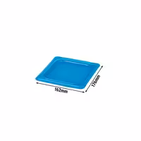 (6 szt.) CAMBRO | Pokrywa GN 1/6 SafeTrak – polipropylen – niebieska