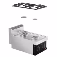 Plinsko kuhalo - Linija 700 - 400x700x430 mm - 10 kW - 4 plamenika - nadpultni