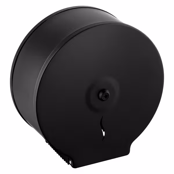 Dozator za WC jumbo rolu - za 1 jumbo rola do 210 mm - Nehrđajući čelik - zidni - crna