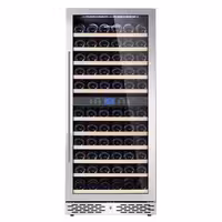 Commercial Wine Fridge - Dual Zone - 350L - max. 116 bottles