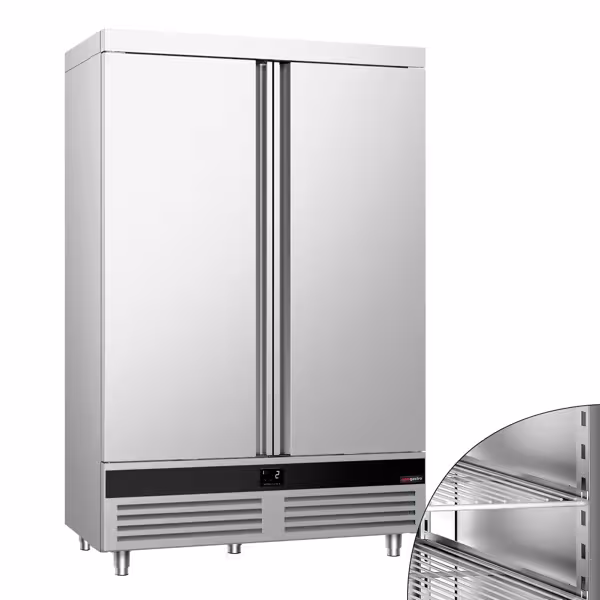 Szafa chłodnicza ze stali nierdzewnej PREMIUM – 1200 litrów – dwudrzwiowa