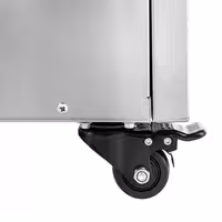 Commercial cake display fridge - 686L - 1200mm - Double glazing - square - with 3 adjustable shelves - Black