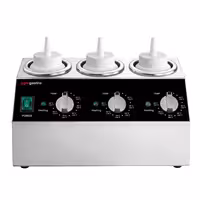 Grijani dispenzer za umake i preljeve - 3 x 1 l - 600 W