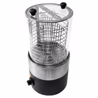 Grijač za hot dogove / kobasice – 355 W – 3 razine temperature