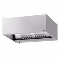 Commercial Wall-Mounted Extractor Hood with Motor – 1200 mm – Controller, Filters & Light