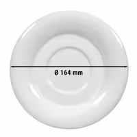 (6 adet) SELTMANN WEIDEN | Fincan Tabağı- Ø 164mm - Beyaz/Sade