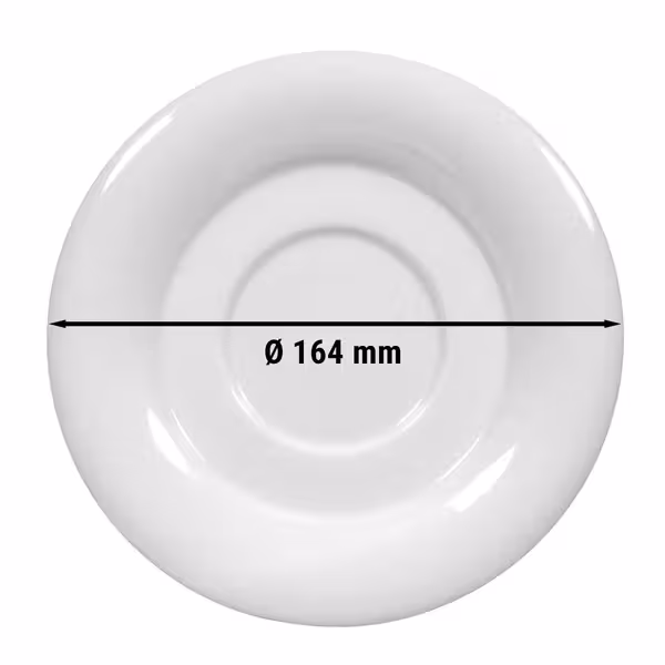 (6 adet) SELTMANN WEIDEN | Fincan Tabağı- Ø 164mm - Beyaz/Sade