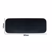 (2 adet) SELTMANN WEIDEN | Coupe tabak - düz dikdörtgen - 380x140 mm - Siyah