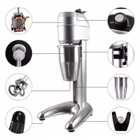 Milkshake & Drinks Mixer ECO - single spindle - 1000 ml - 300 Watt - Variable speed