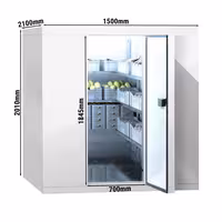 Rashladna komora - 1500x2100 mm - 4,80 m³