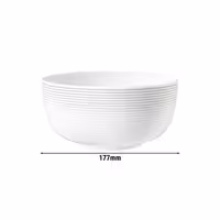 SELTMANN WEIDEN | Blues Porcelain Soup/Salad Bowl Ø 17.5 cm – Pearl Grey