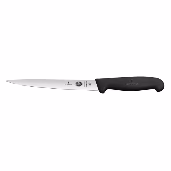 VICTORINOX Cuțit pentru fileuri de pește Extra Flex - 18cm - Negru