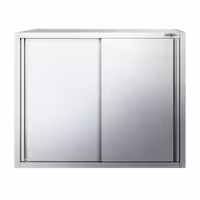 خزانة حائط ستانلس ستيل PREMIUM - 1000x400mm - مع باب انزلاقي - ارتفاع 1000 mm