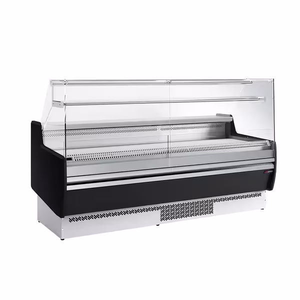 Serve Over Counter - 1935x953mm - with 1 shelf - black front - capacity 213 litres