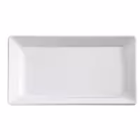 (6 pcs) GN 2/4 Gastronorm Tray - PURE - Melamine - 530x162mm - Height: 30mm - Black