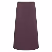 KARLOWSKY | Basic Bistro Waist Apron – Aubergine - 100×75 cm - 65% Polyester / 35% Cotton