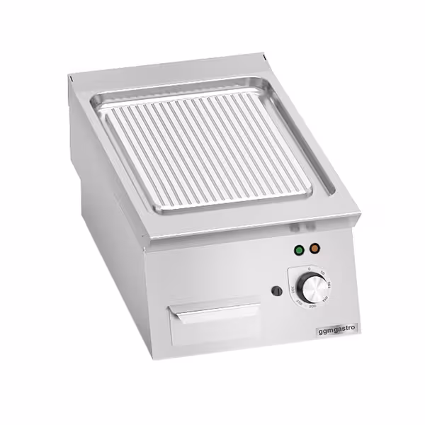 Elektromos rostlap - 4,8 kW - Bordázott - asztali